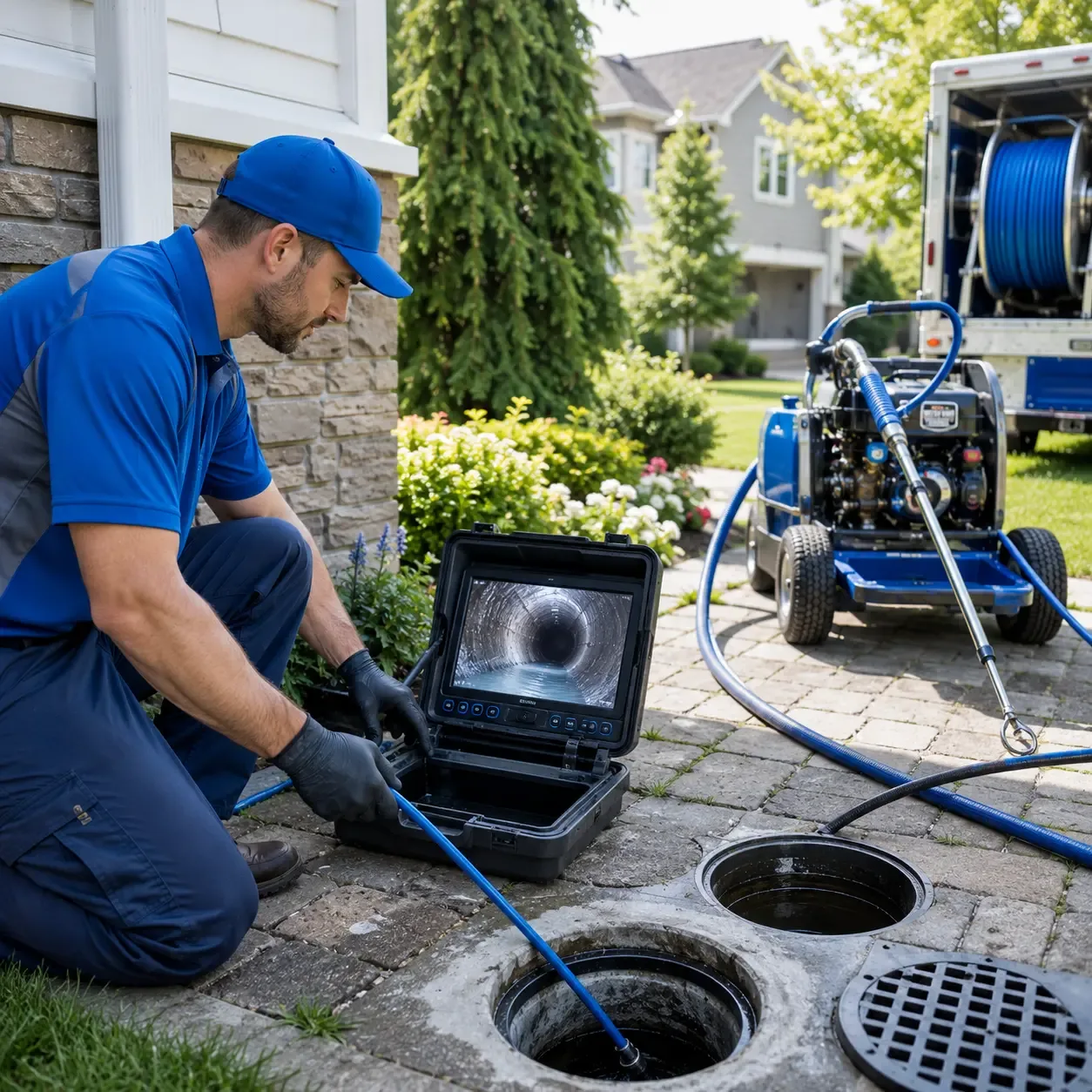Outdoor drain cleaning professionals serving Mcclure, IL
